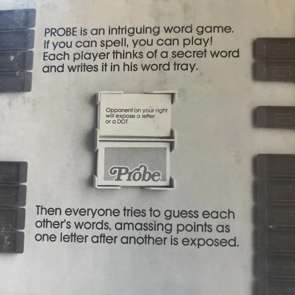 Vintage 1976 Parker Brothers Probe board game - 100% complete